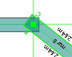 Connection de deux
          murs