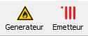 Icones Generateur
          et Emetteur